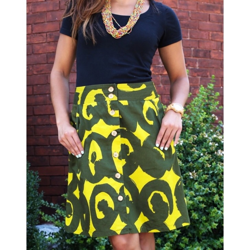 Beautiful Marimekko for Anthropologie Skirt Size 8
